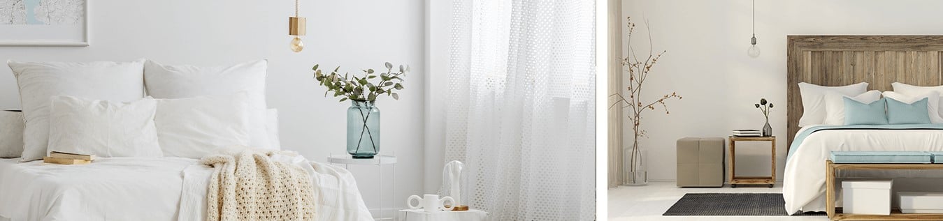 lit avec drap blanc et plaid blanc et lit avec drap clair